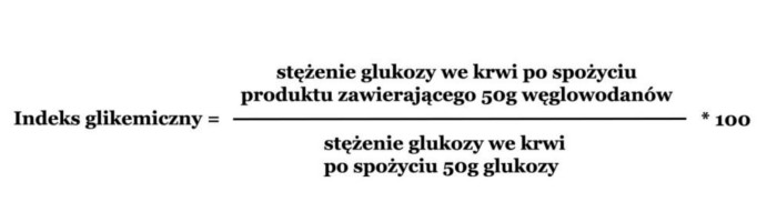 Wzór na wyliczenie indeksu glikemicznego